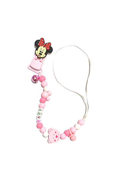Generic Pacifier Holder Chain - Pink - 02