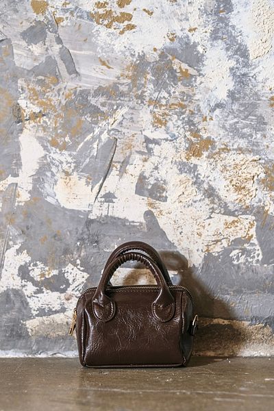 Çantacımstore Γυναικεία Μίνι Δερμάτινη Τσάντα xSmall 2703 Καφέ