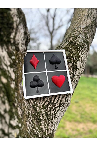 WORK3D Diagramă 3D a cărților de joc în straturi - poate fi agățată pe perete...