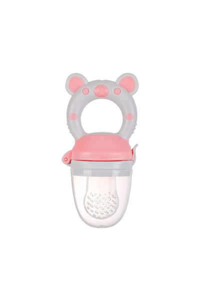 Generic مصاصة دب لإطعام الفاكهة - وردي