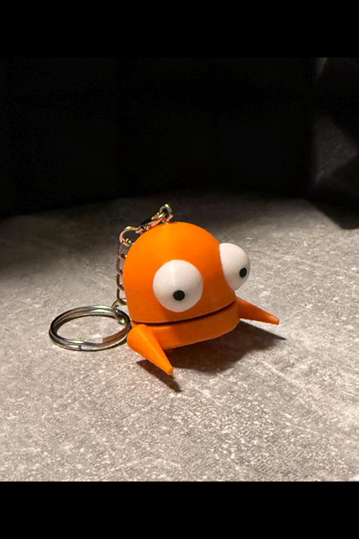 Generic Brand R.E.P.O. Keychain Repo Keychain Orange