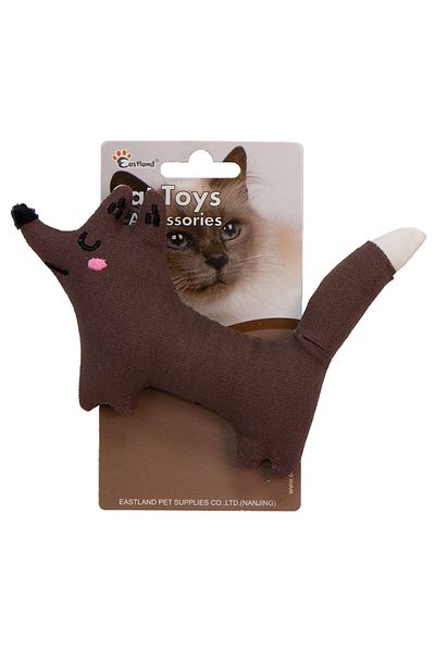 Eastland Plush Fox with Catnip Rustle 16,5cm Zrnet