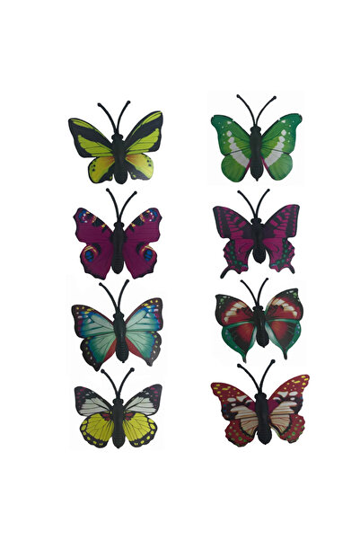 Generic 8-Pieces Butterfly Fridge Magnet