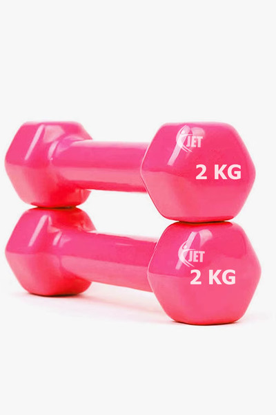 Jet Deluxe 2 Kg Demir Dambıl Vinyl Demir Döküm Dambıl Seti El Ağırlığı 2Kgx2 ...