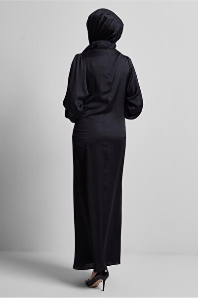 Alvina BROŞ DETAYLI ELBİSE 44631