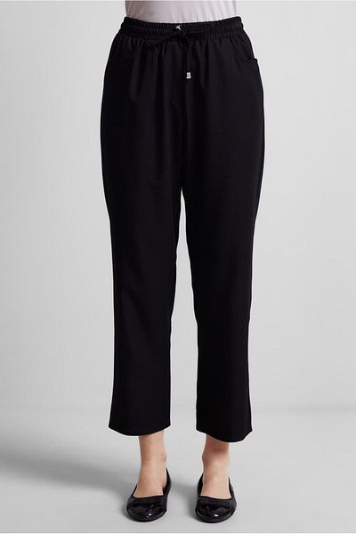 Alvina Belt Elastic Pants 70866