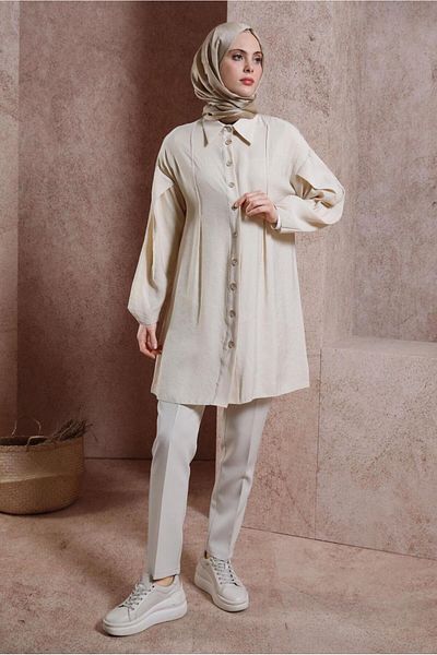 Alvina SHIRT COLLAR TUNIC 44440