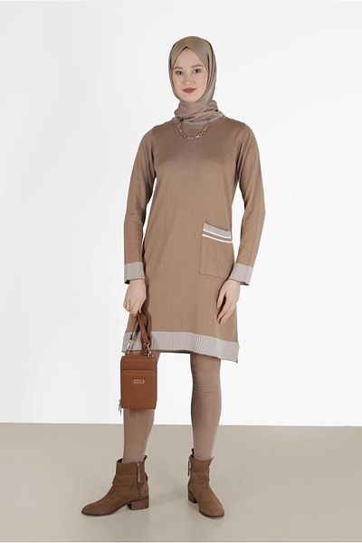 Alvina POCKET DETAILED KNIT TUNIC 42104