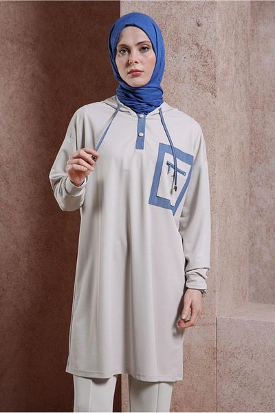 Alvina HOODED TRACKSUIT TUNIC 43846