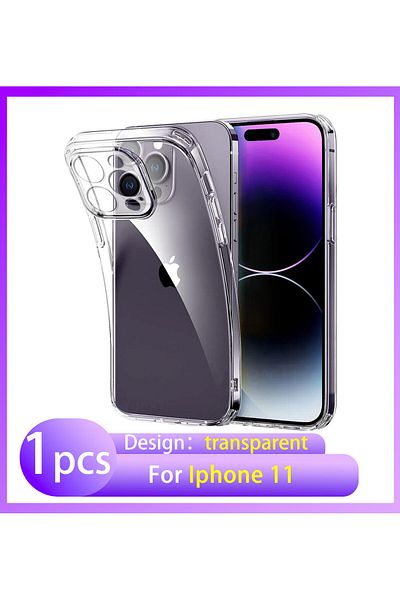Choice For Iphone 11 Clear Phone Case For Iphone 14 11 12 13 15 Pro Max Silicone Soft For Iphone Xs Max Xr