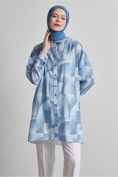 Alvina Patterned Tunic Model No: 45405