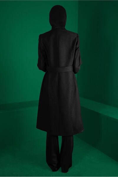 Alvina Zippered Belted Coat 90250