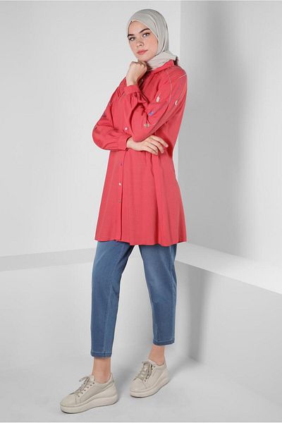 Alvina TASSEL DETAIL BUTTONED TUNIC 43913