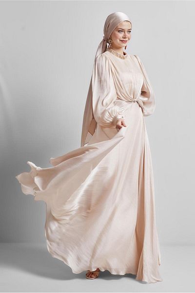 Alvina Stone Detailed Evening Dress 50518