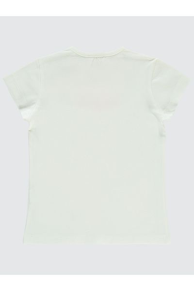 Civil Girls 6-9 Years Girl's Ecru T-Shirt