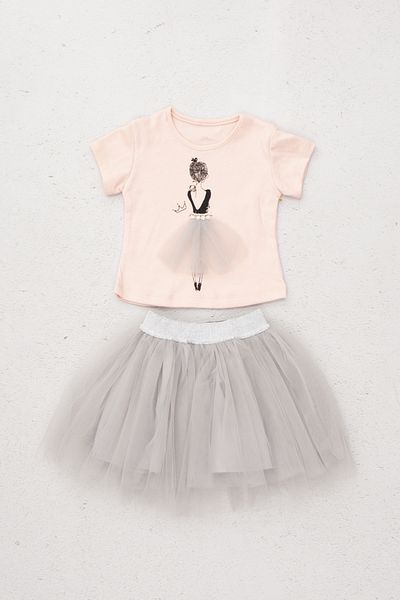 META MODA Girl's Dance Tutu Dual Suit