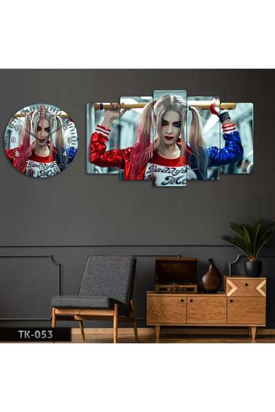 EVLOYA Harley Quinn, Beyzbol Sopası - Tablo Saat Kombini