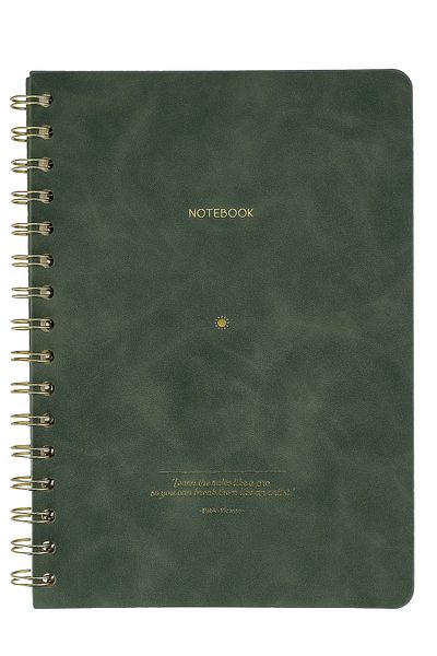 Victoria's Journals Vegan A5 Spiral Cover Notebook 128 Sheets 100 Grams Ruled