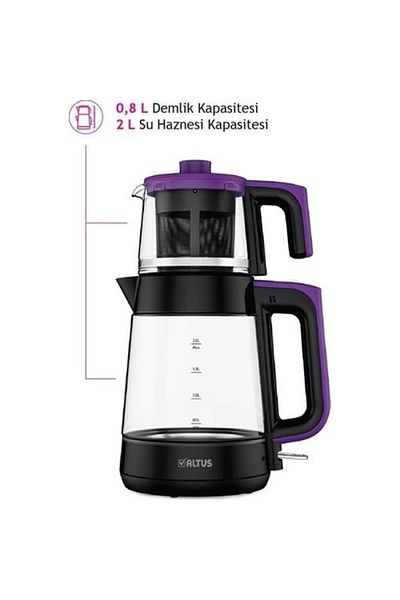 Altus Al 796 S Glass Tea Machine Black