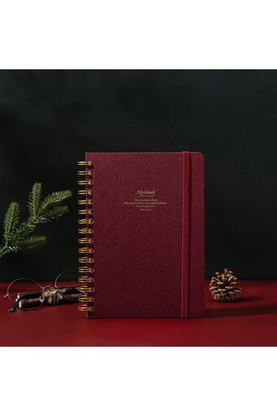 Victoria's Journals Canvas Spirilli Hard Cover Notebook A5 160 Sheets 100g Ruled