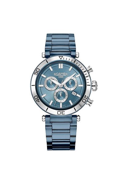 Roamer Ανδρικό ρολόι Roamer 994837 41 45 20, Quartz, 43mm, 5ATM