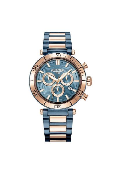 Roamer Ανδρικό ρολόι Roamer 994837 49 45 20, Quartz, 43mm, 5ATM