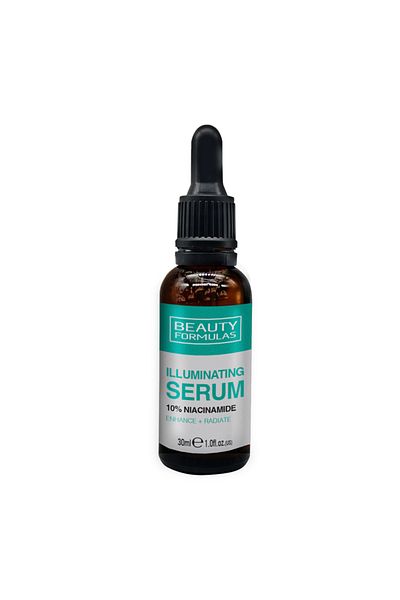BEAUTY FORMULAS Illuminating Serum With 10% Niacinamide |To Enhance + Radiate, 30Ml