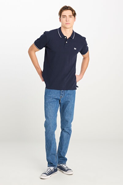 Lee Μπλουζάκι με γιακά πόλο από 100% βαμβάκι κανονική εφαρμογή