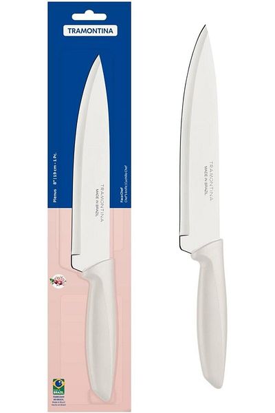 TRAMONTINA Since 1911, Made In Brazil - Plenus 8 Inches Chef Knife With Stainless Steel Blade