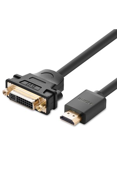 Ugreen |HDMI Male To DVI Female Adapter Cable  Length:22cm |Black