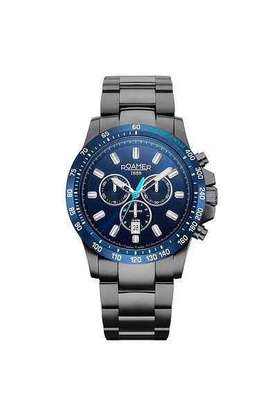 Roamer Ανδρικό ρολόι Roamer 861837 44 45 20, Quartz, 45mm, 10ATM