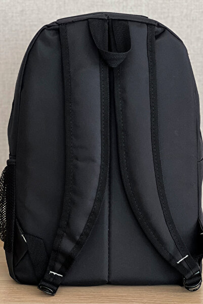 FCSTORE Унісекс біло-чорний спортивний рюкзак великого розміру для подорожей, сумка для ноутбука 45x30x15 см, 24 л