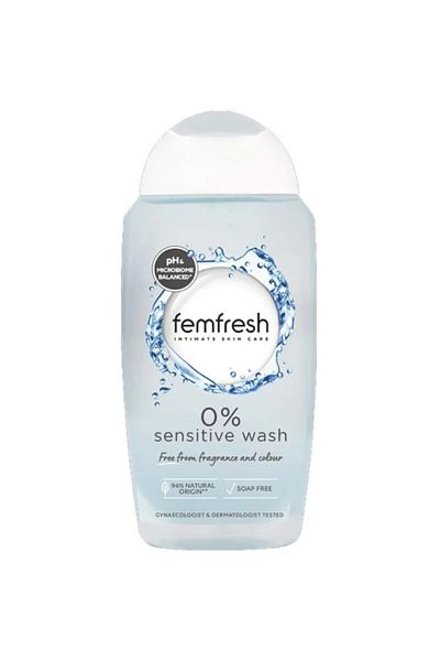 Femfresh 0% sensitive wash, 250ml X 2