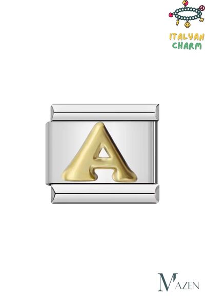 MAZEN حرف A سوار إيطالي شارمي