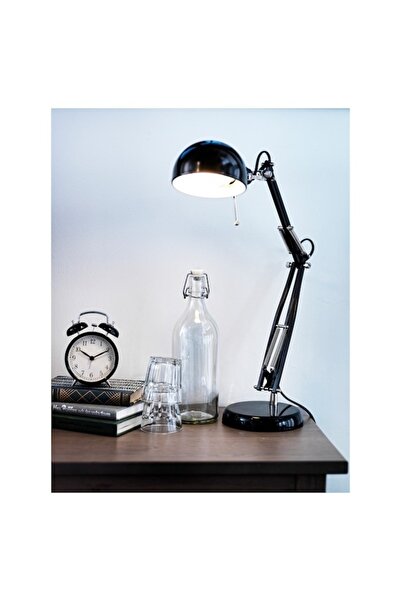 IKEA IKEA DEKAD Alarm Clock – Black, 10 cm, Twin-Bell, Silent Quartz, Loud Ring, Vintage Metal Design