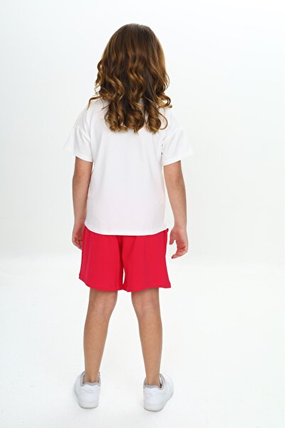 Toontoy Girl's Floral Printed Shorts Suit