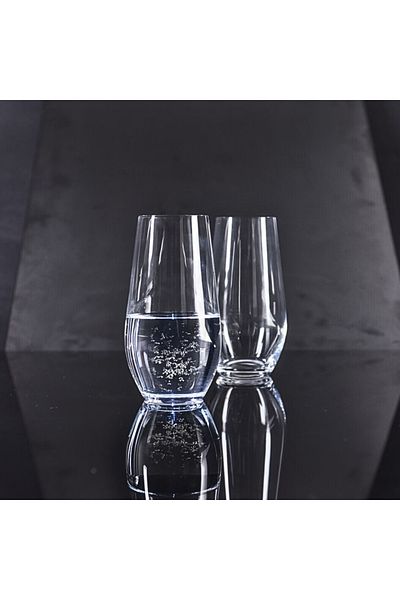 Excellent Houseware Set of 4 water glasses, crystal glass, 580 ml, Excellent Houseware