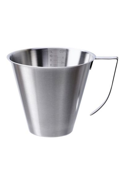 IKEA IDEALISK Graduated Jug – 1L Stainless Steel Measuring Jug