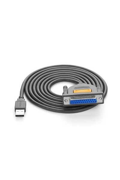 Ugreen كابل USB 2.0 A إلى DB25 أنثى للطباعة المتوازية بطول 2 متر | أسود