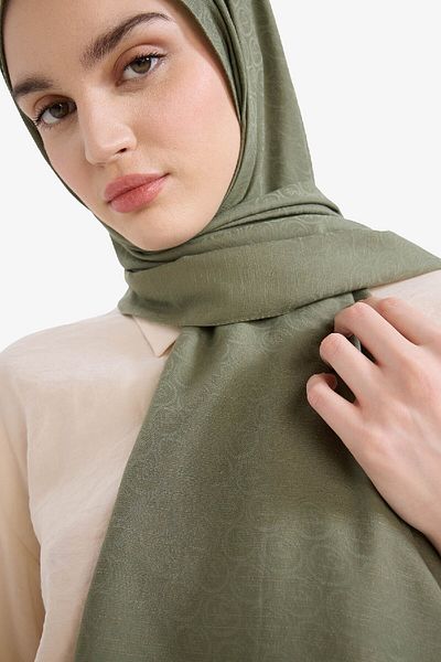 DeFacto Damen-Jacquard-Hijab-Schal E9462AXNS