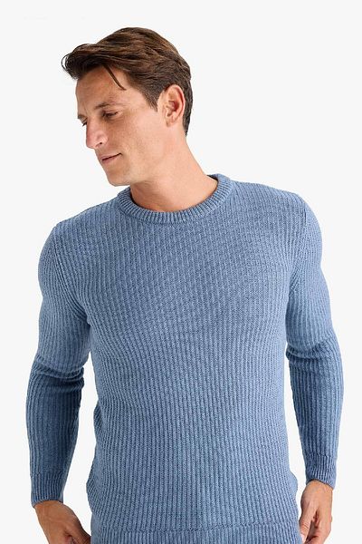 DeFacto Standard Fit Crew Neck Knitwear Sweater C8814Ax24Wn