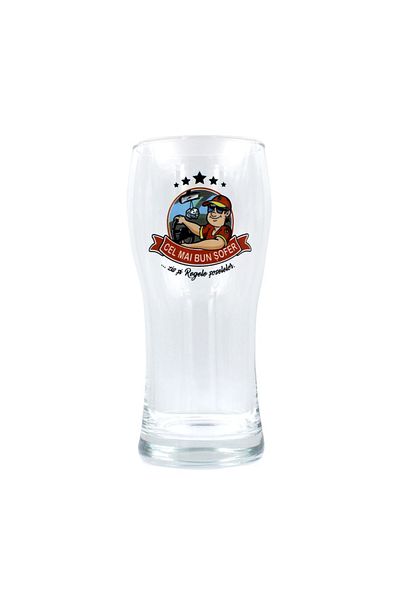 BM GİFT DESİGN Beer glass Best driver small