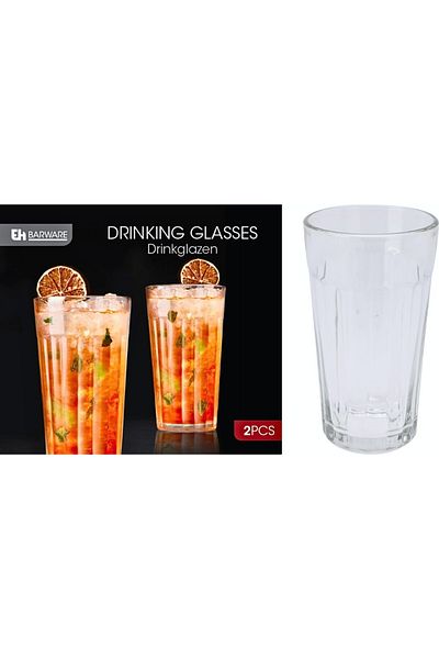 Excellent Houseware Set of 2 cocktail glasses 350 ml