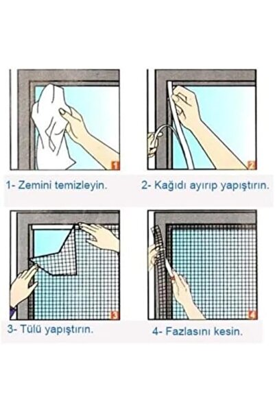 OMAK Kapı Sinekliği – Balkon Ve Bahçe Kapısı Için Sinek Ve Böcek Önleyici Tül Perde,