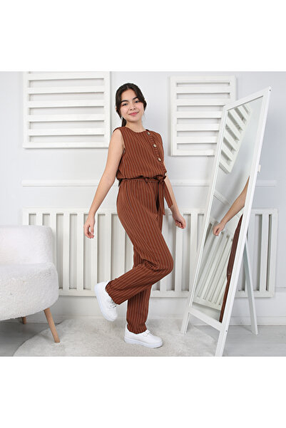 CRASSİ Girl's Jumpsuit Striped