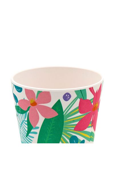 BM GİFT DESİGN Scarlet rosemallow melamine cup 350ml