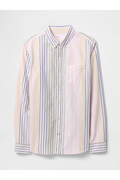 GAP Erkek Çok Renkli Standard Fit Oxford Gömlek