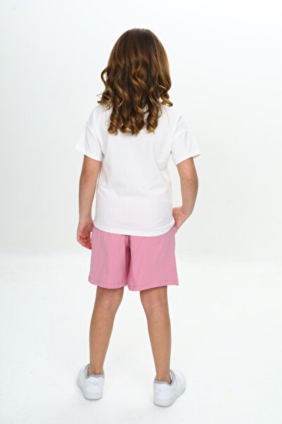 Toontoy Girl's Floral Printed Shorts Suit