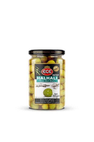 Ece HATAY HALHALİ YEŞİL ZEYTİN 720 CC