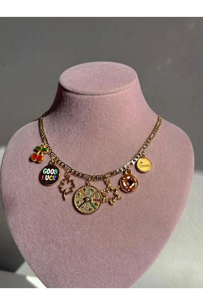 Reorah Collection Good Luck Charm Necklace-Luck/Bad Luck Charm Necklace
